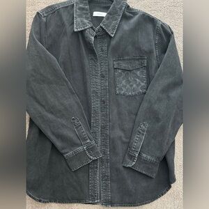 Coach Signature Denim Button Down | XL